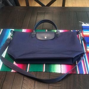 Royal Blue Longchamp Neo Le Pilage Crossbody bag